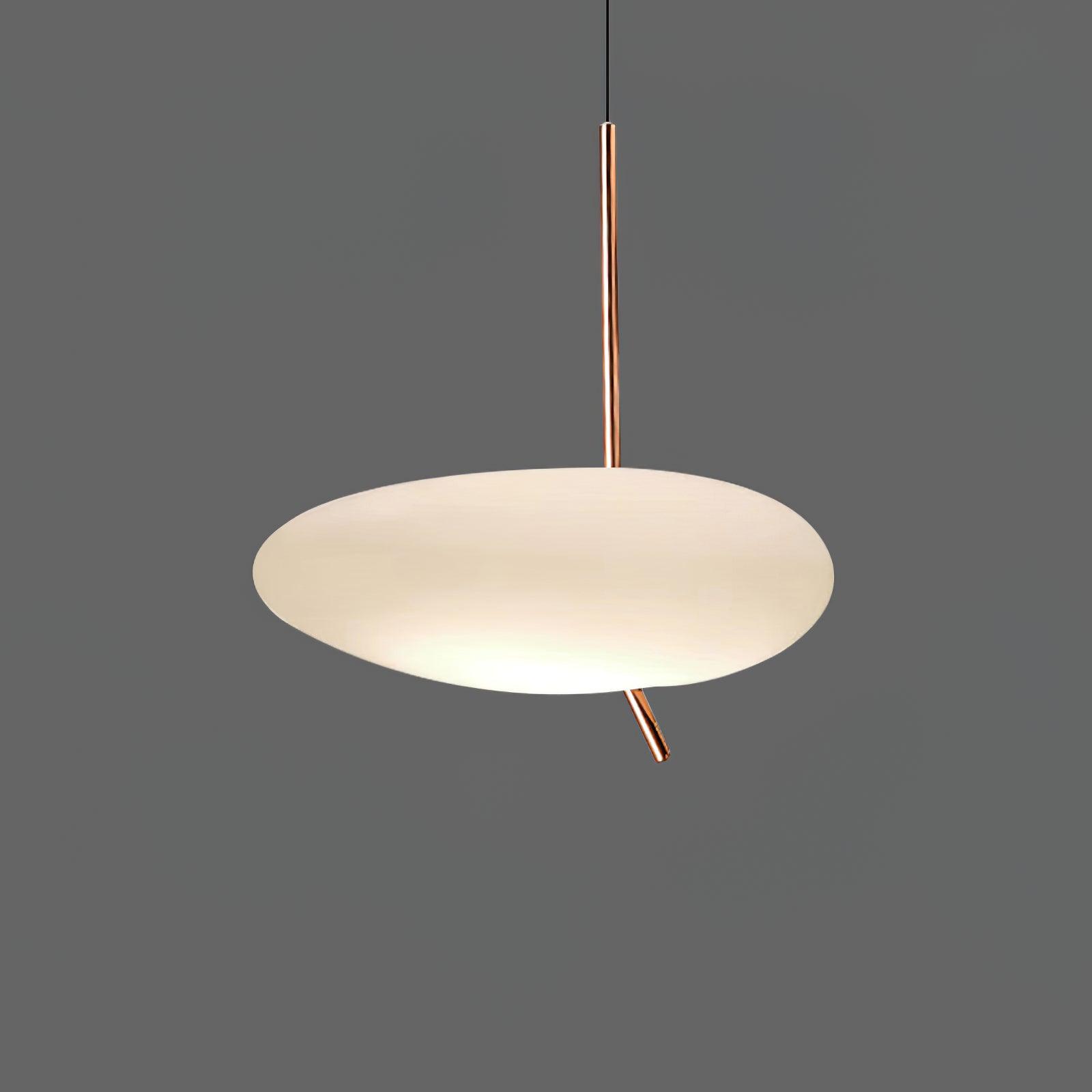 Lampada a sospensione – Rosa oro e Bianco – Design moderno – Ideale per sala da pranzo e soggiorno