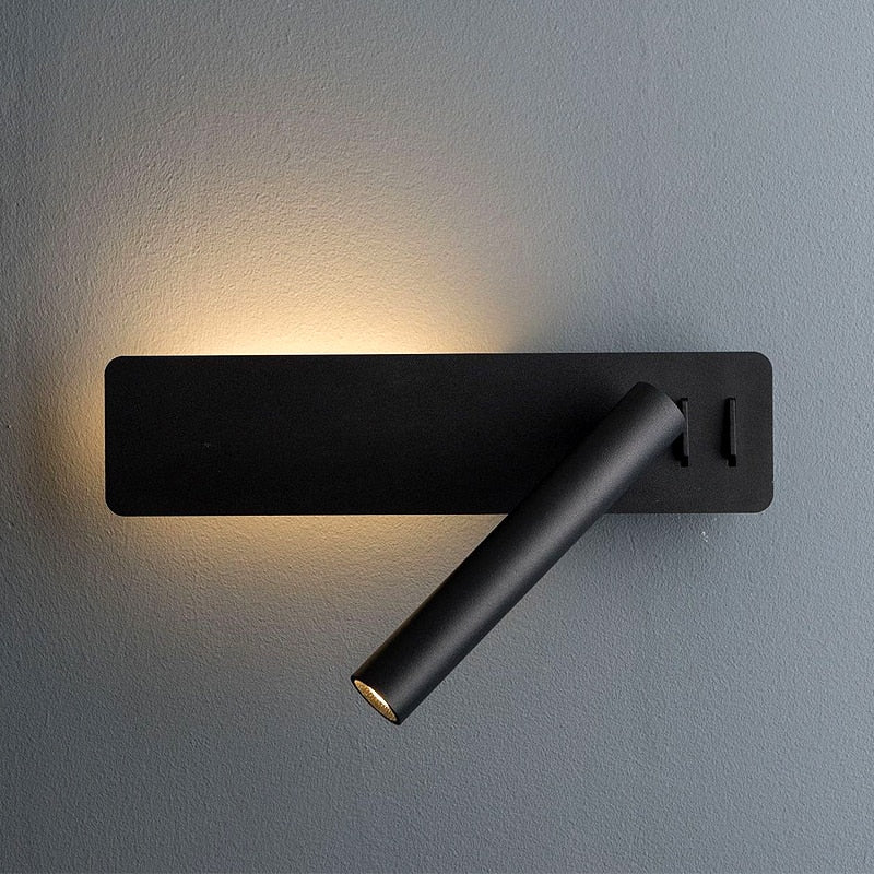Brehn | Lampada da lettura LED girevole per il letto