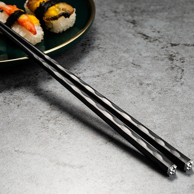DineLux – Set di Bacchette da Tavola Lussuoso con Design Raffinati (5 Paia)
