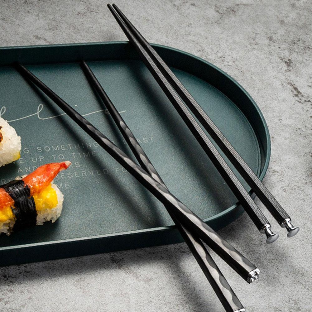DineLux – Set di Bacchette da Tavola Lussuoso con Design Raffinati (5 Paia)