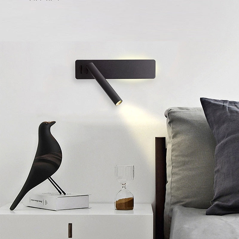 Brehn | Lampada da lettura LED girevole per il letto