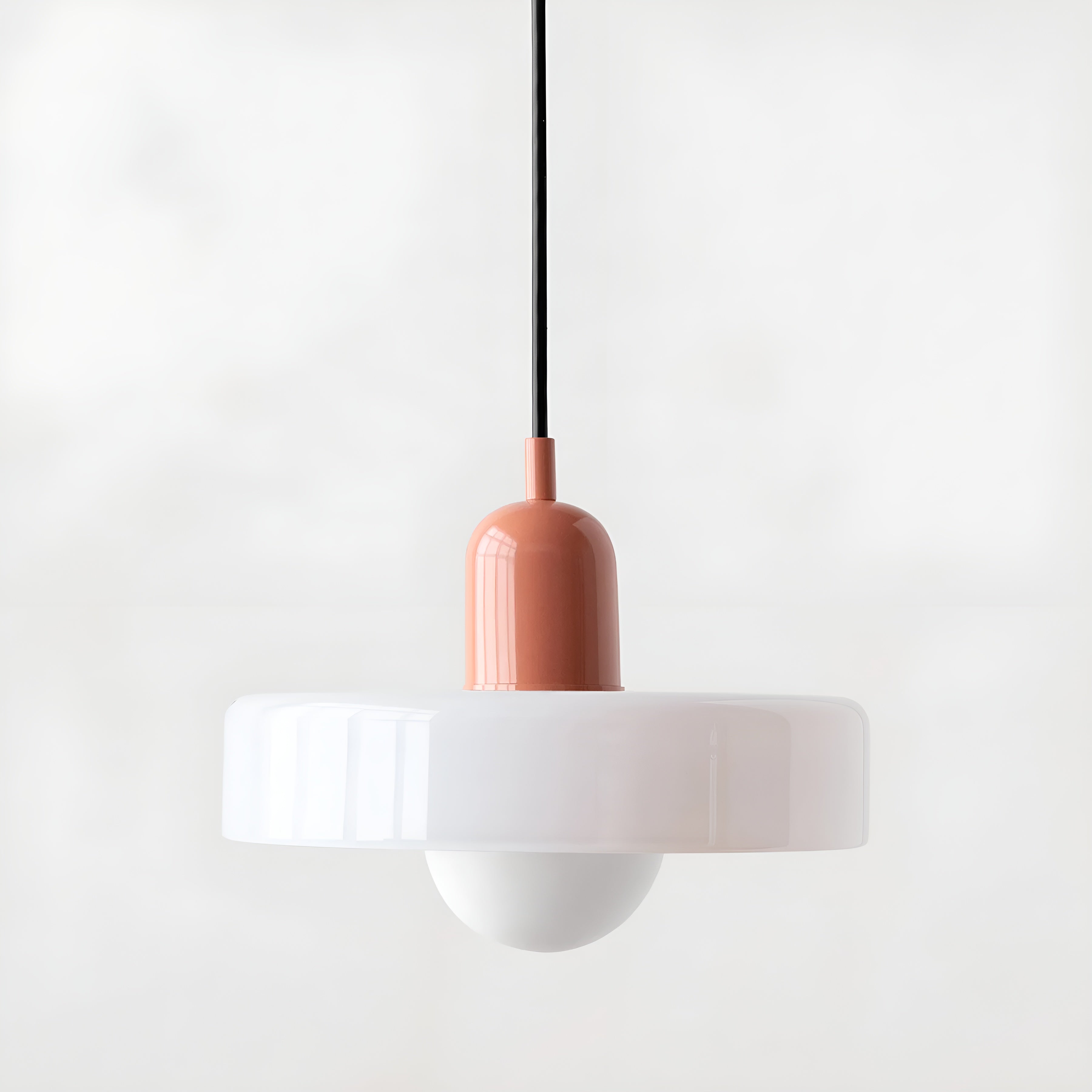 Lampada a sospensione in vetro - Regolabile e Colorata - Design Chic