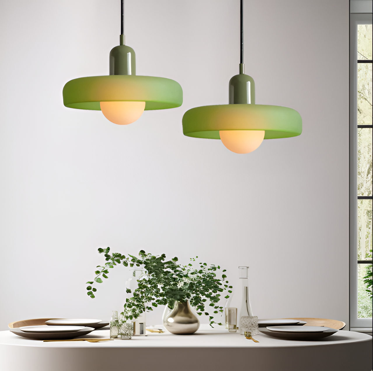 Lampada a sospensione in vetro - Regolabile e Colorata - Design Chic