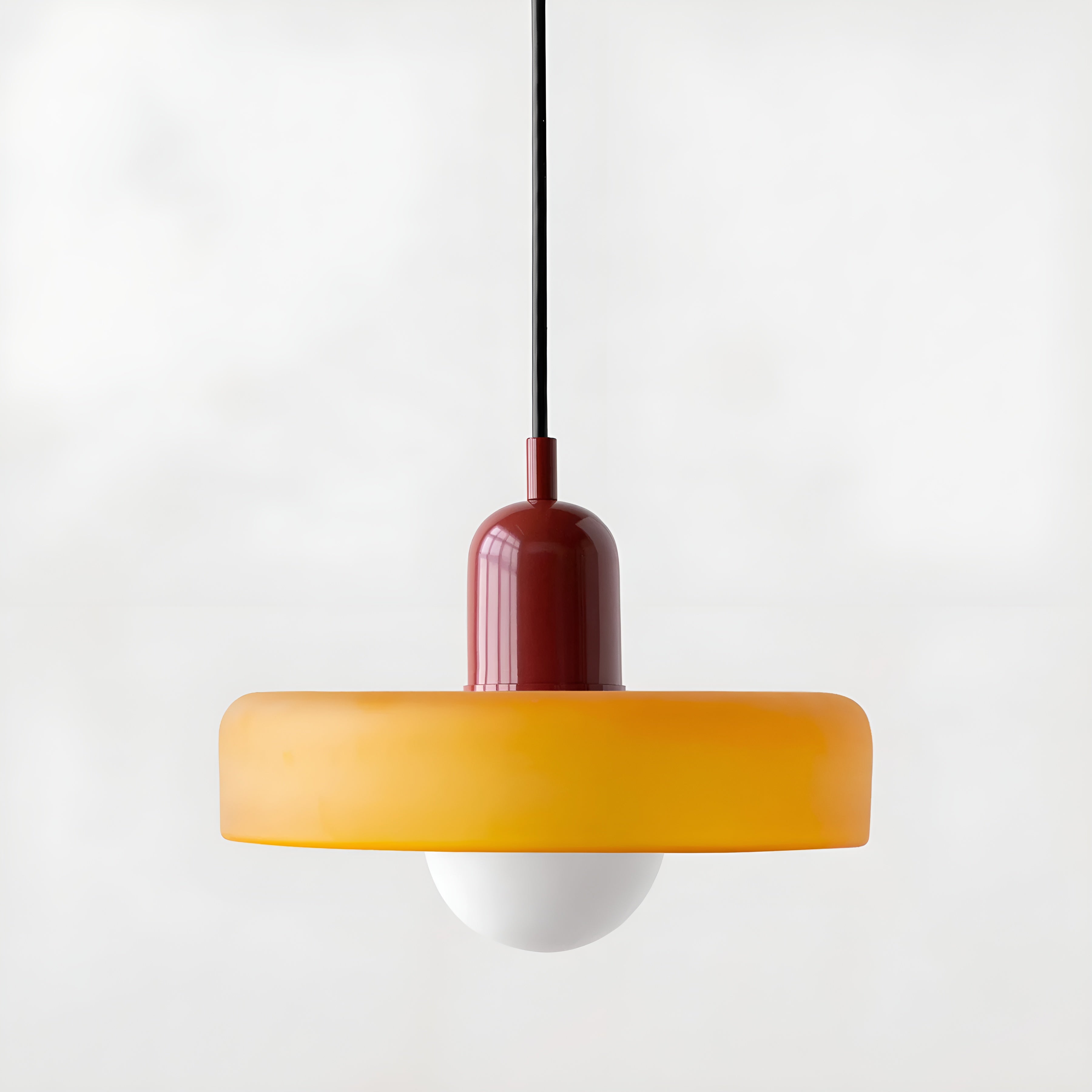 Lampada a sospensione in vetro - Regolabile e Colorata - Design Chic