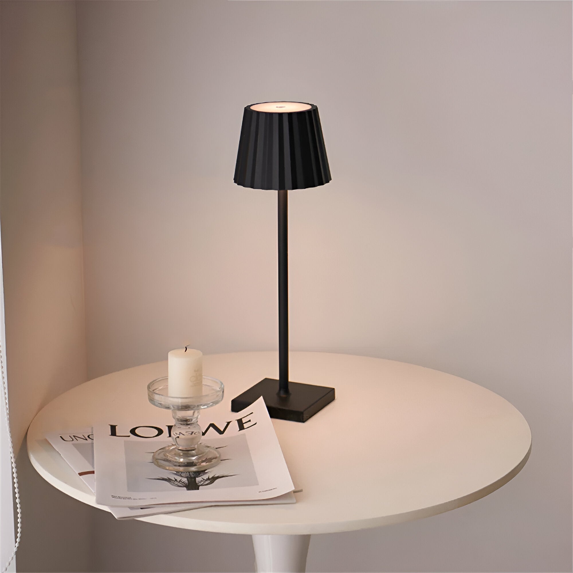 Lampada da tavolo LED - Dimmerabile, Impermeabile e Senza Fili