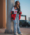 Giacca Vintage Ferrari Racer - Stile Sportivo e Sostenibilità per Tutti