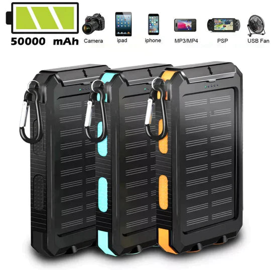 LyraCharge 30000mAh Power Bank Solare IP67 Impermeabile