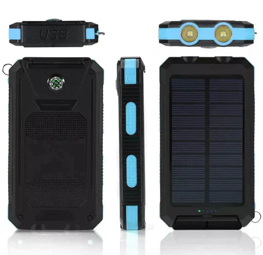 LyraCharge 30000mAh Power Bank Solare IP67 Impermeabile