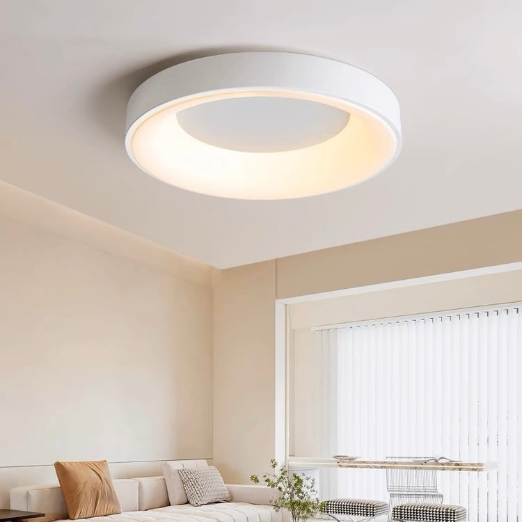 Lampada da soffitto Ismon – LED – Bianco – Ø 30 cm – Minimalista per soggiorni e corridoi