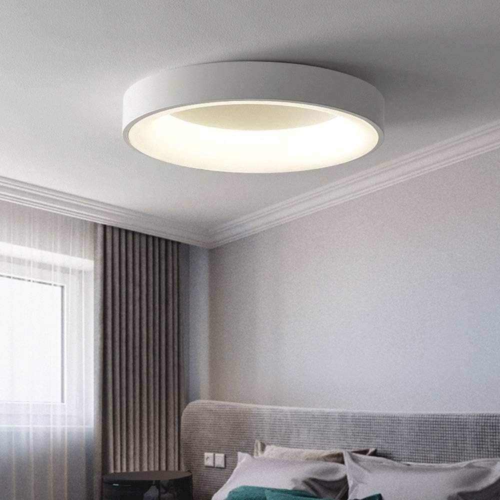 Lampada da soffitto Ismon – LED – Bianco – Ø 30 cm – Minimalista per soggiorni e corridoi