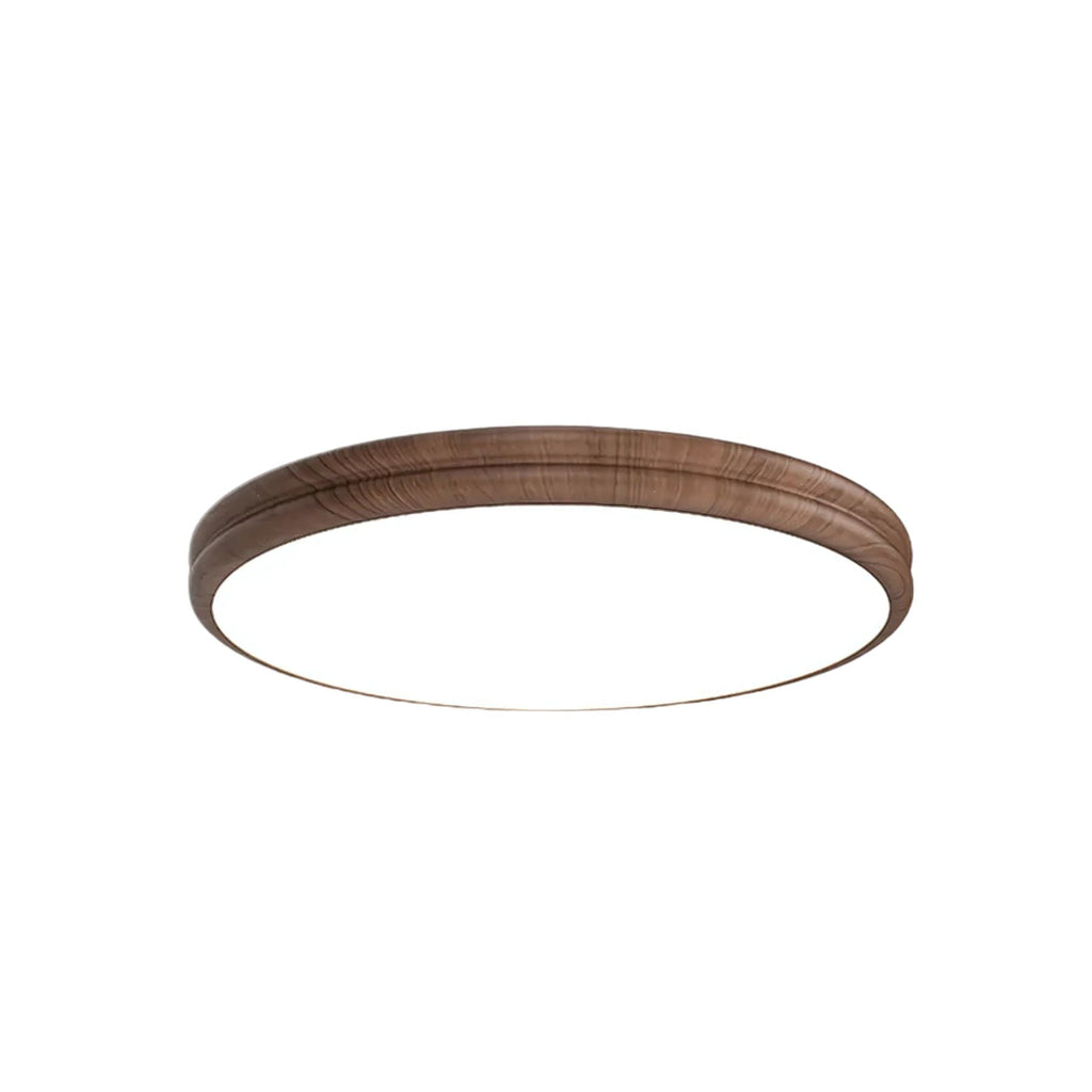 Lampada da soffitto Ivor – Effetto legno – Ø40 cm – Lampada LED moderna per soggiorno e camera da letto