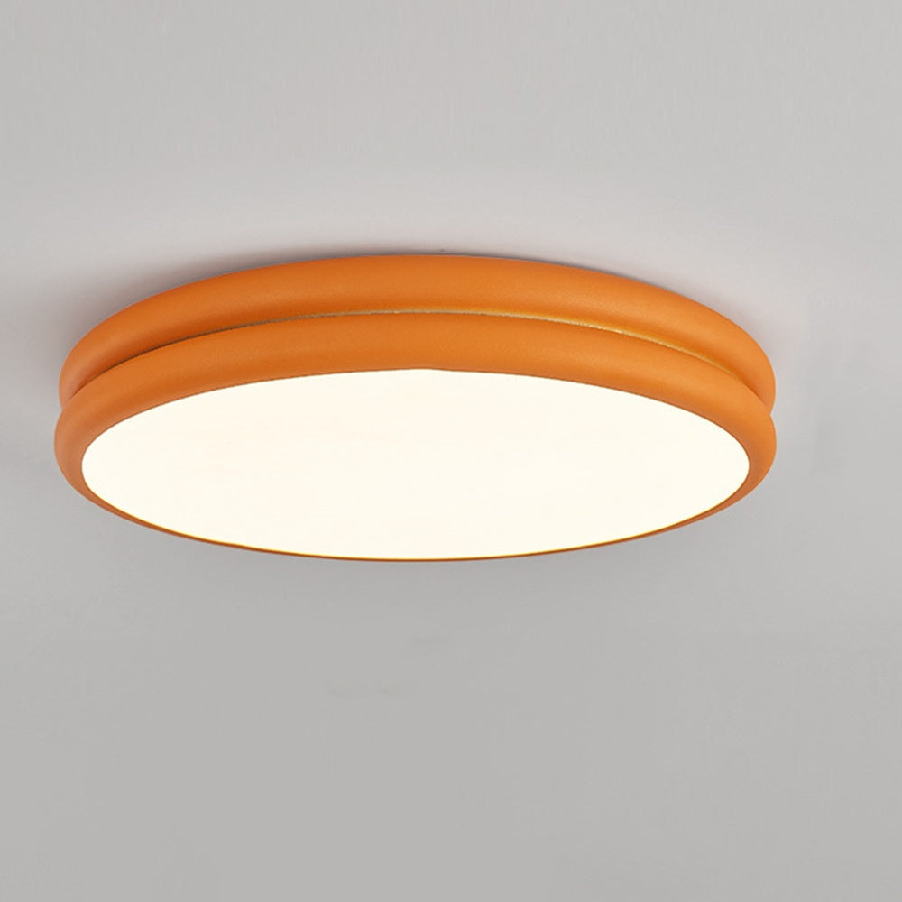 Lampada da soffitto Ivor – Effetto legno – Ø40 cm – Lampada LED moderna per soggiorno e camera da letto