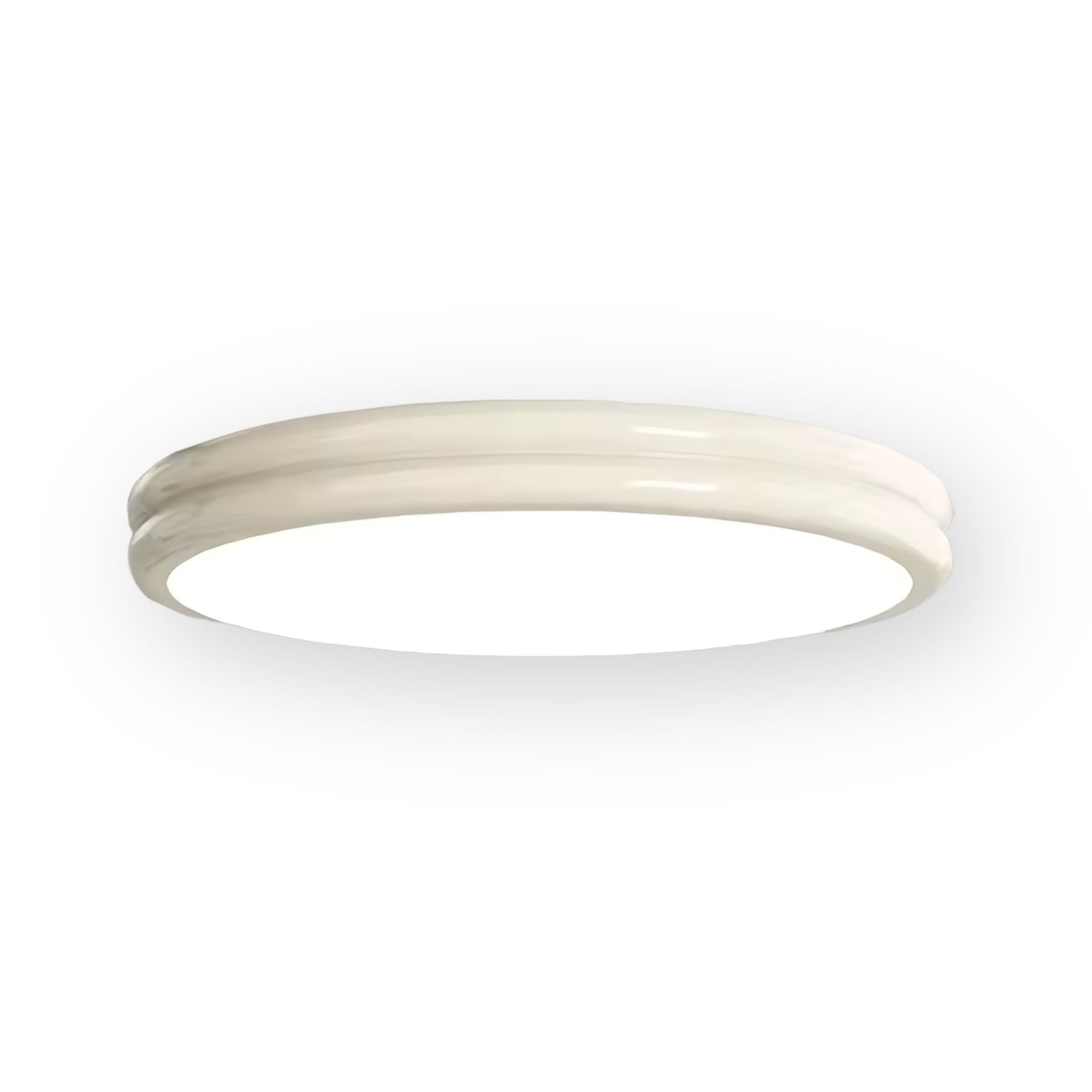 Lampada da soffitto Ivor – Effetto legno – Ø40 cm – Lampada LED moderna per soggiorno e camera da letto