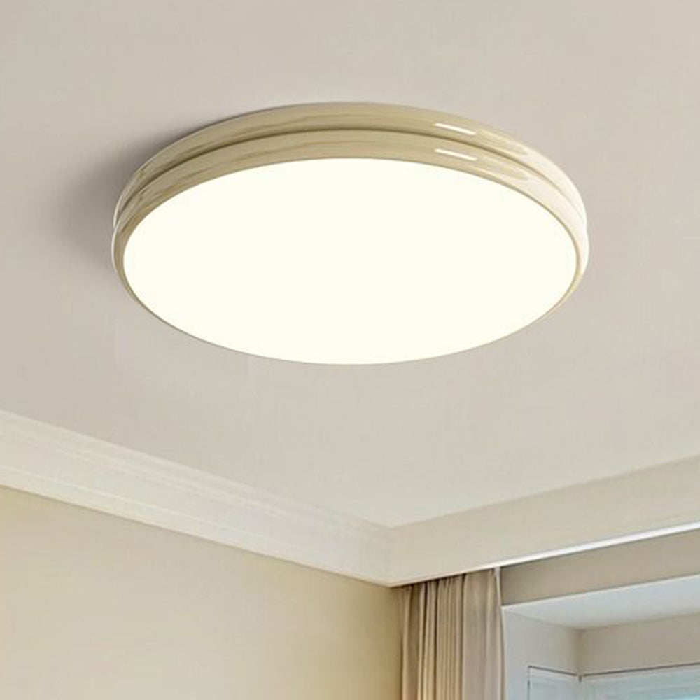 Lampada da soffitto Ivor – Effetto legno – Ø40 cm – Lampada LED moderna per soggiorno e camera da letto