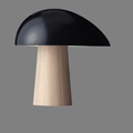 Lampada da tavolo Jano – Legno e Metallo – Naturale – Ø 28 cm – Design Scandinavo – Illuminazione LED