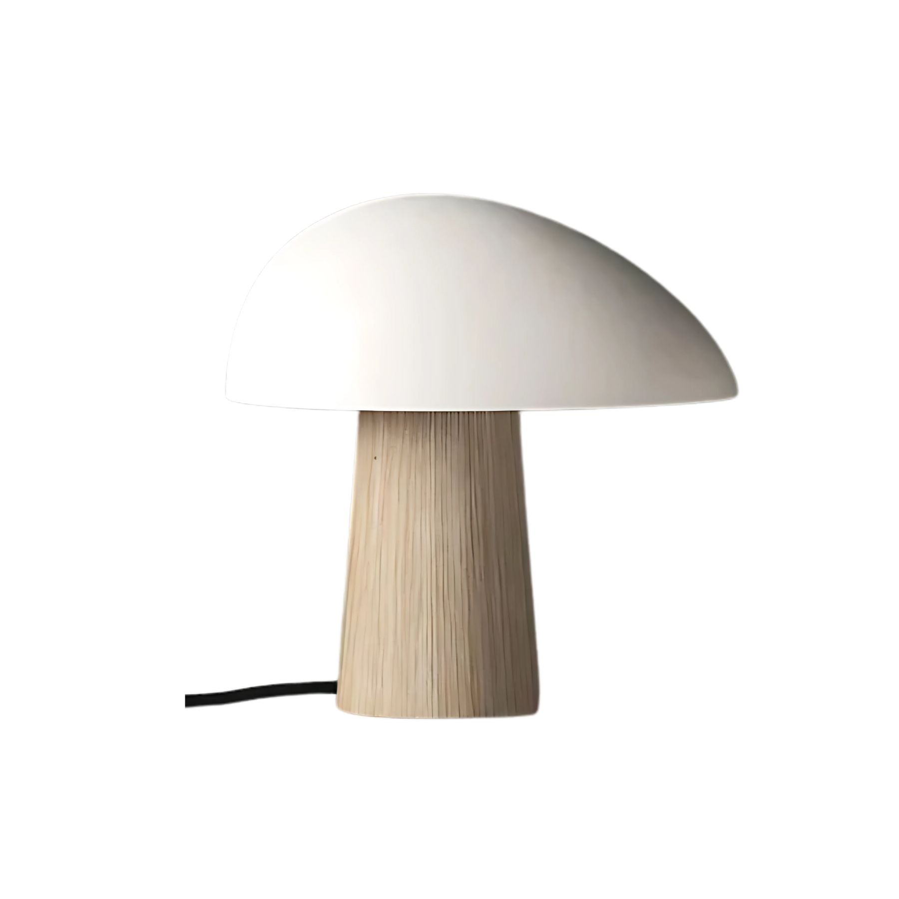 Lampada da tavolo Jano – Legno e Metallo – Naturale – Ø 28 cm – Design Scandinavo – Illuminazione LED