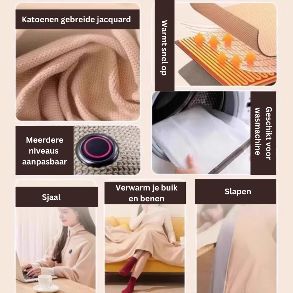 CozyHeat Coperta Termica Portatile | Calore Immediato Ovunque
