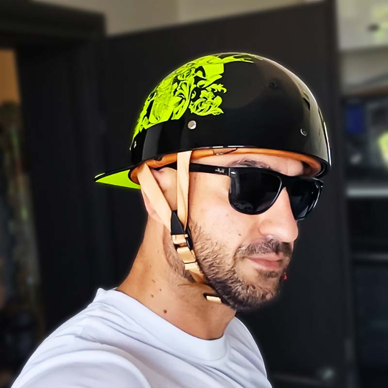 Casco DOT in Stile Baseball OrionRide con Scocca in ABS per Moto
