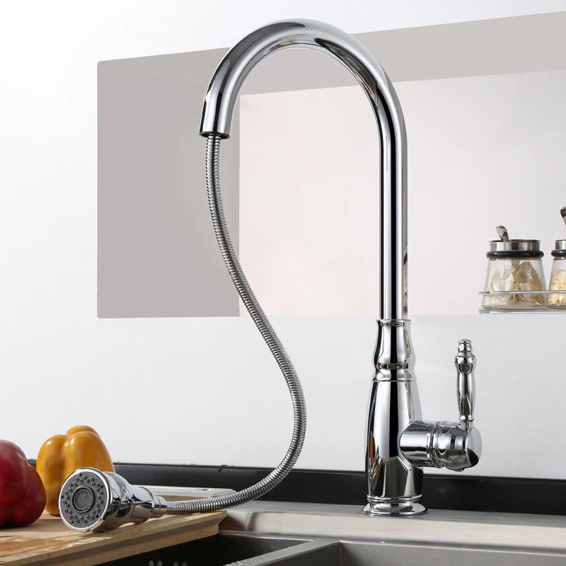 Rubinetto Estraibile - Design Moderno - Materiale di Alta Qualità - Flessibile