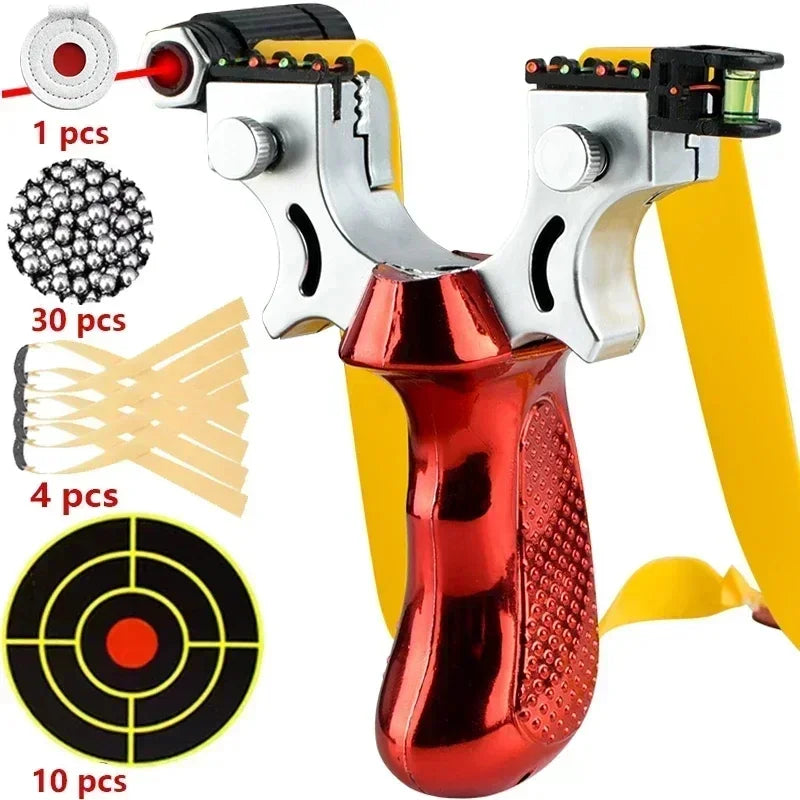 Fionda da Esterno con Livello LED Integrato e Impugnatura Antiscivolo