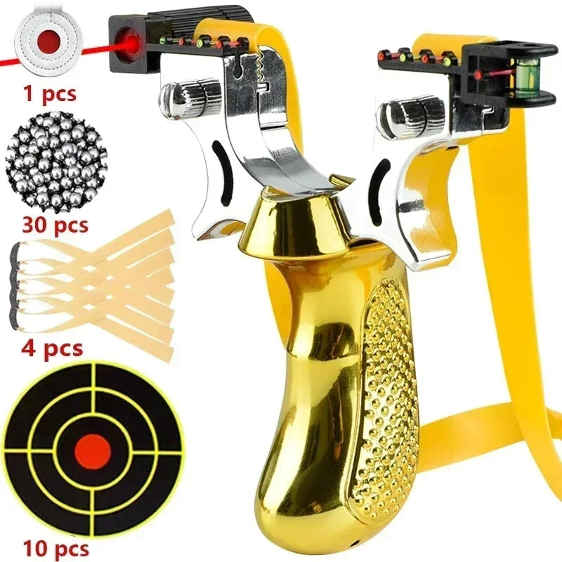 Fionda da Esterno con Livello LED Integrato e Impugnatura Antiscivolo