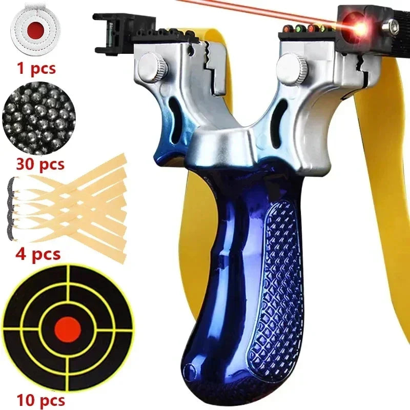 Fionda da Esterno con Livello LED Integrato e Impugnatura Antiscivolo