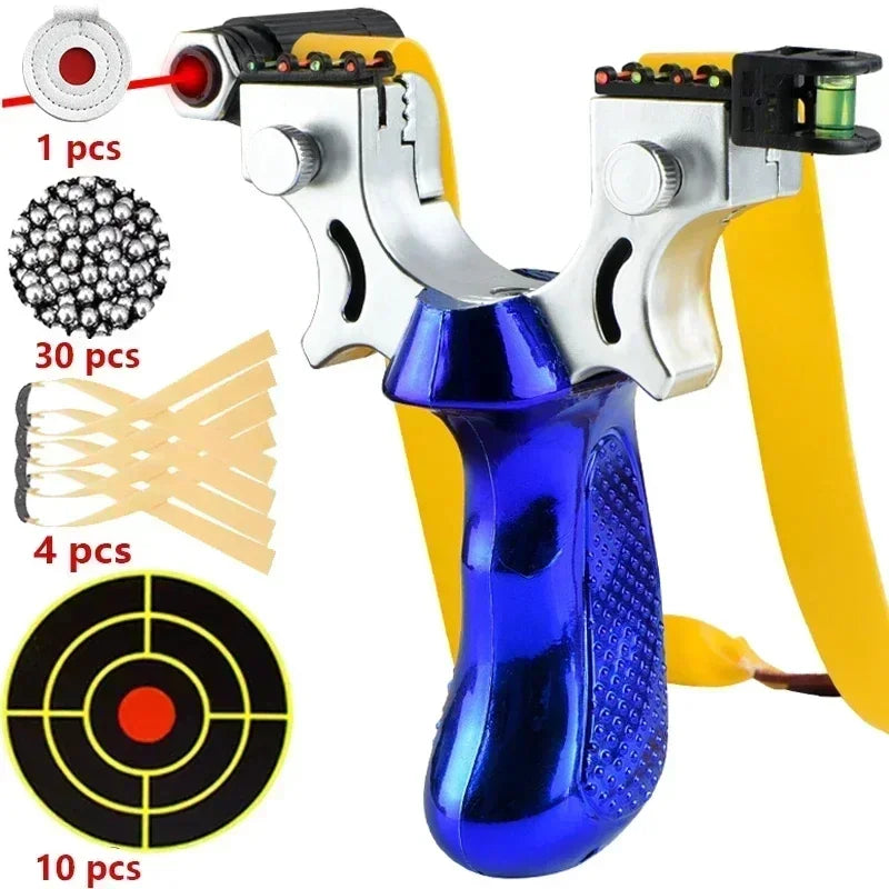 Fionda da Esterno con Livello LED Integrato e Impugnatura Antiscivolo