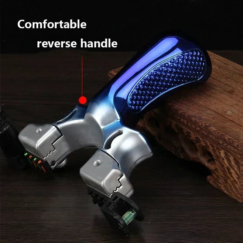 Fionda da Esterno con Livello LED Integrato e Impugnatura Antiscivolo