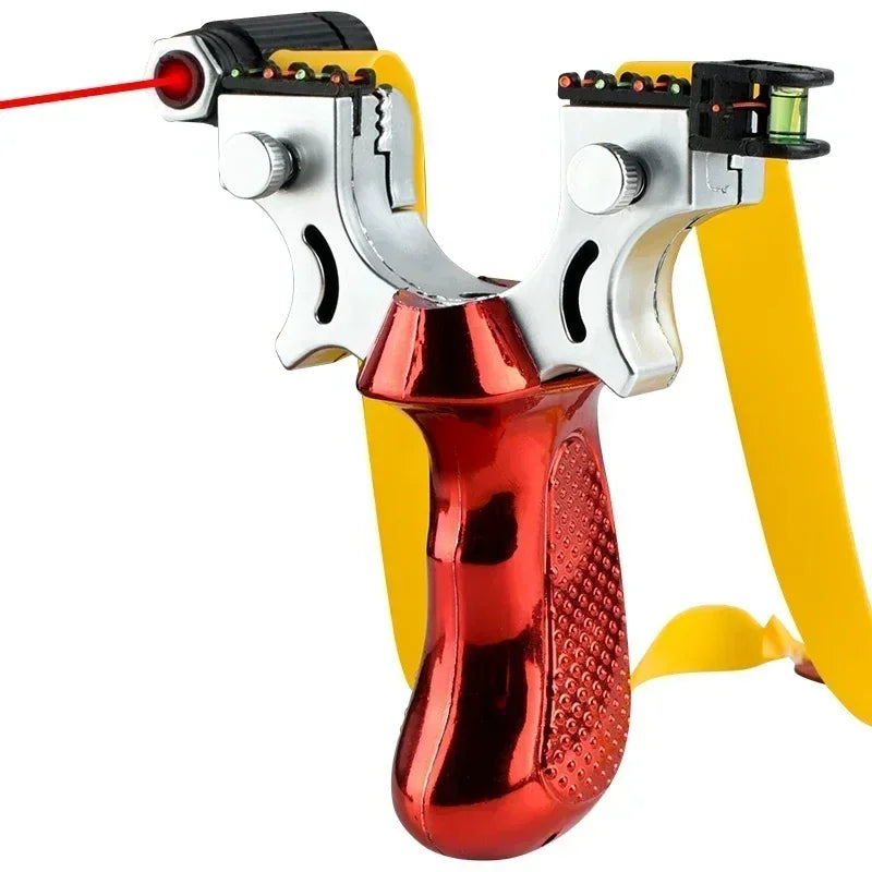 Fionda da Esterno con Livello LED Integrato e Impugnatura Antiscivolo