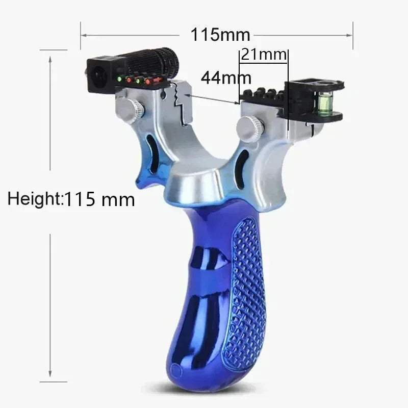 Fionda da Esterno con Livello LED Integrato e Impugnatura Antiscivolo
