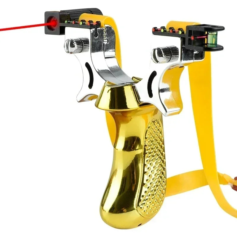 Fionda da Esterno con Livello LED Integrato e Impugnatura Antiscivolo