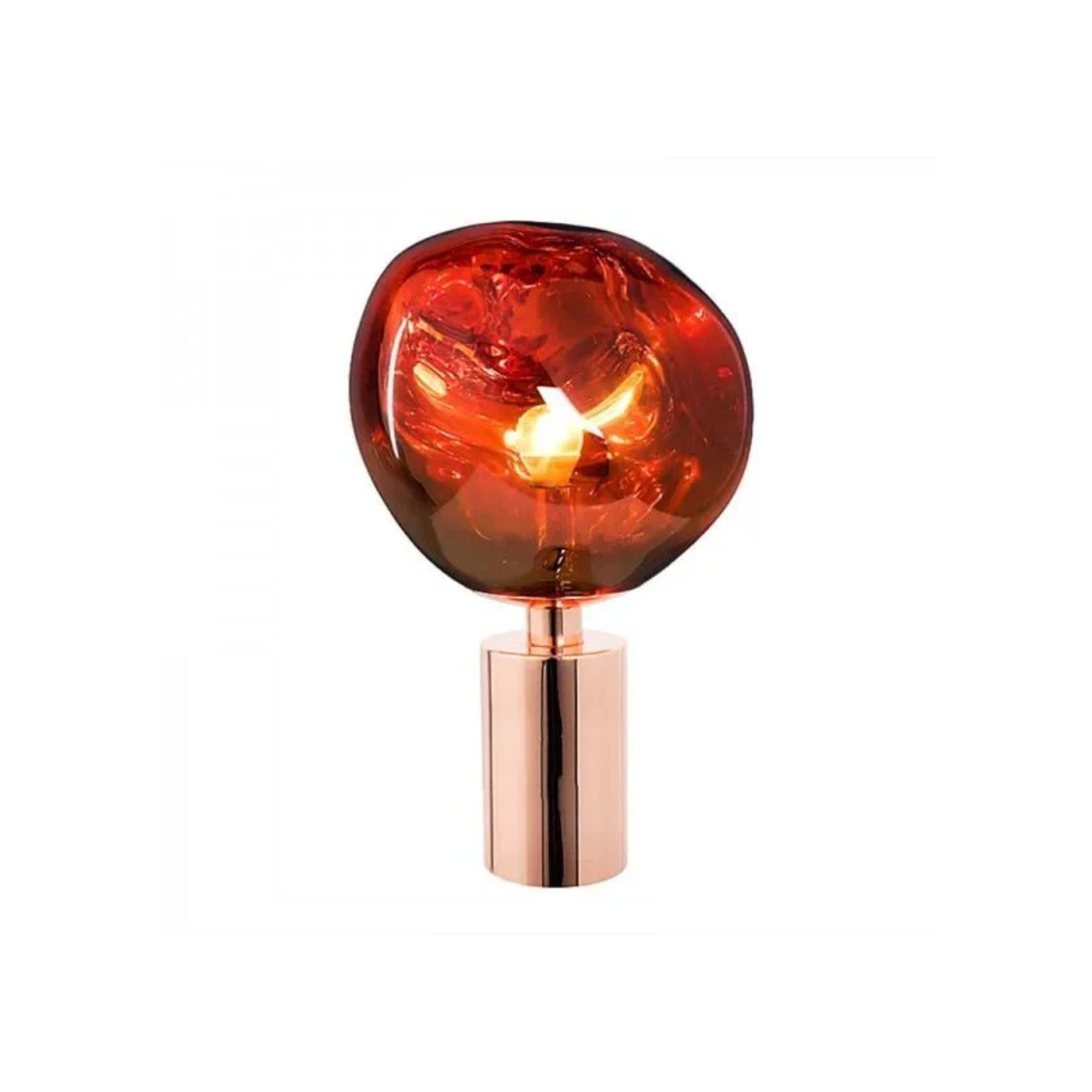 Lampada da tavolo Lavalon – Metallo e plastica – Luce calda – Ø 15 cm e Ø 28 cm – Stile scultoreo per eleganza e comfort