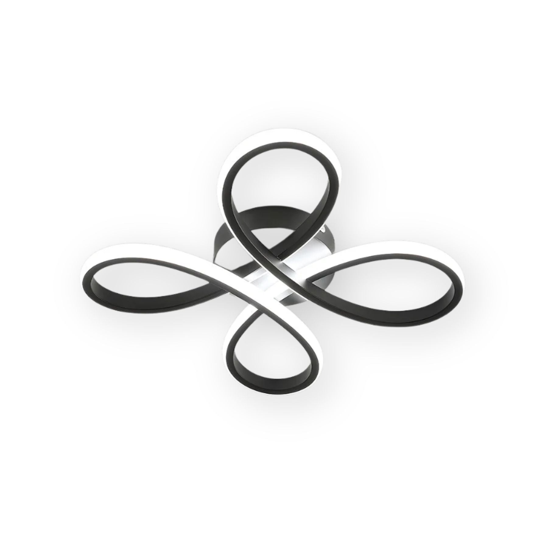 Lampada da soffitto Lavodeo – Metallo – Bianco – Ø40 cm – Design moderno per soggiorni e corridoi