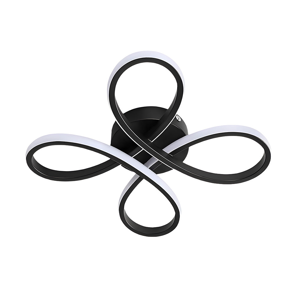 Lampada da soffitto Lavodeo – Metallo – Bianco – Ø40 cm – Design moderno per soggiorni e corridoi