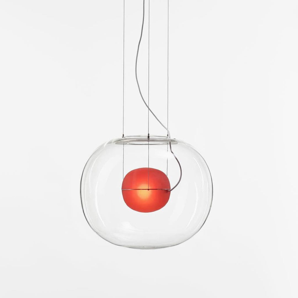 Leitvia Lampadario – Vetro – Trasparente – Ø30 cm – Moderno