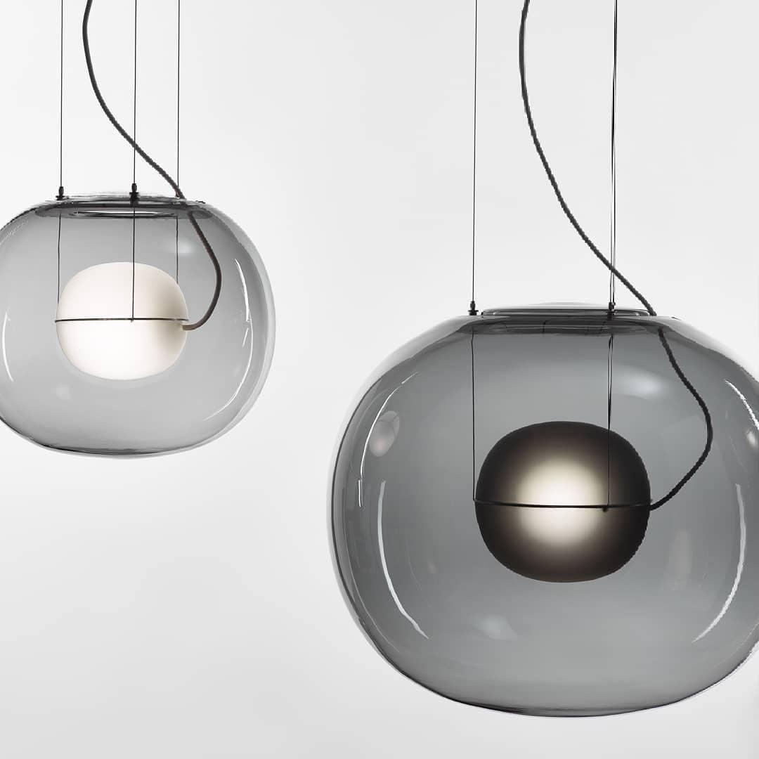 Leitvia Lampadario – Vetro – Trasparente – Ø30 cm – Moderno