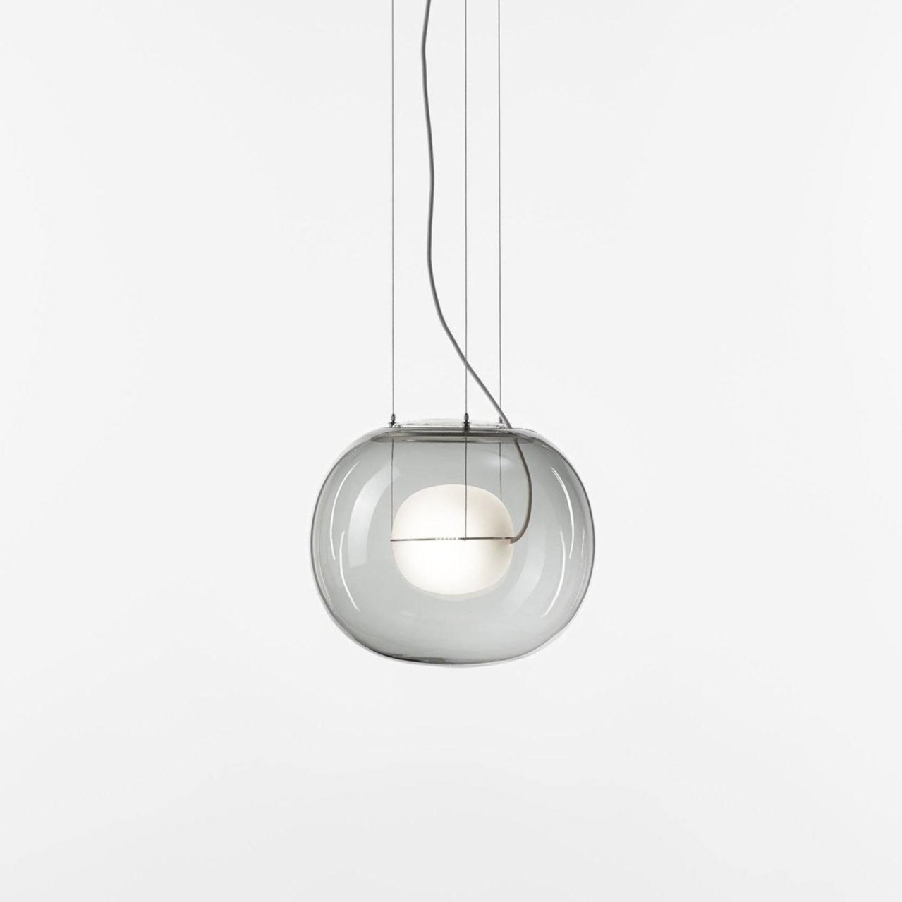 Leitvia Lampadario – Vetro – Trasparente – Ø30 cm – Moderno