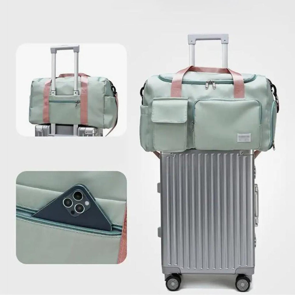 Borsa da viaggio Multi-Tasche, Duffle sportiva e da ginnastica con scomparto separato per le scarpe