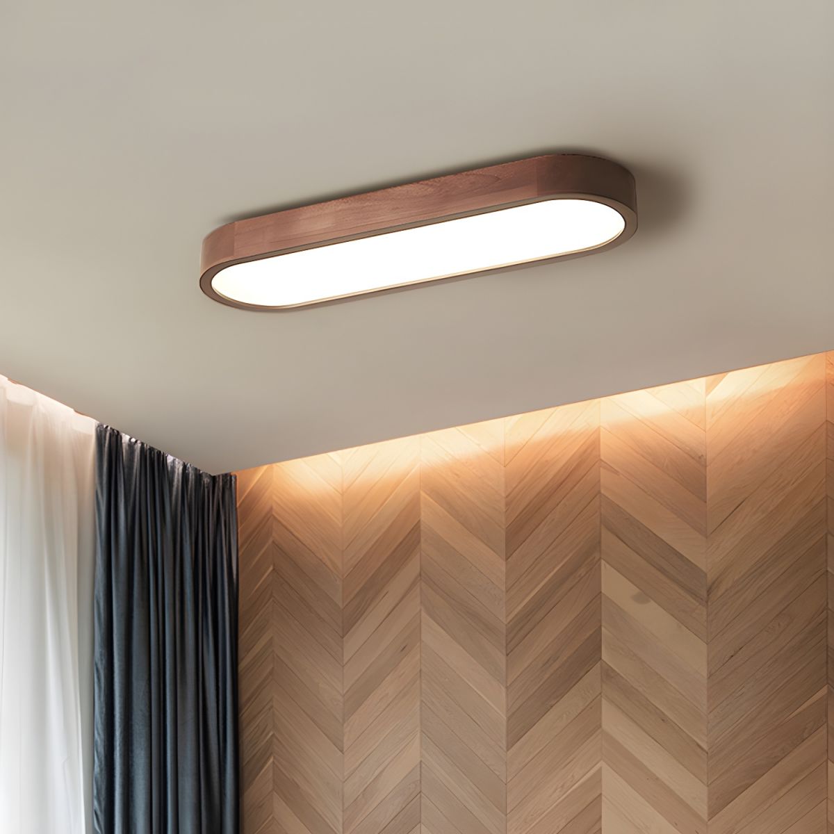 Lampada da soffitto Lova – Ferro & Acrilico – Bianco – 5–15 m² – Lampada da soffitto LED moderna per soggiorno