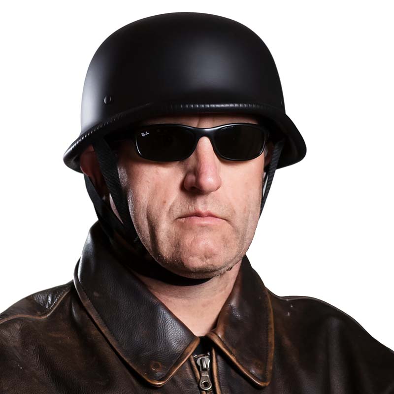 Casco RidgeBolt Vintage Mezza Faccia Certificato ECE e DOT