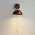 Lampada da parete Lozon – Ottone e legno di noce – Rotante – Design moderno