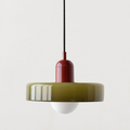 Luccon Lampada a sospensione – Vetro – Colorato – G9 – Design Retro