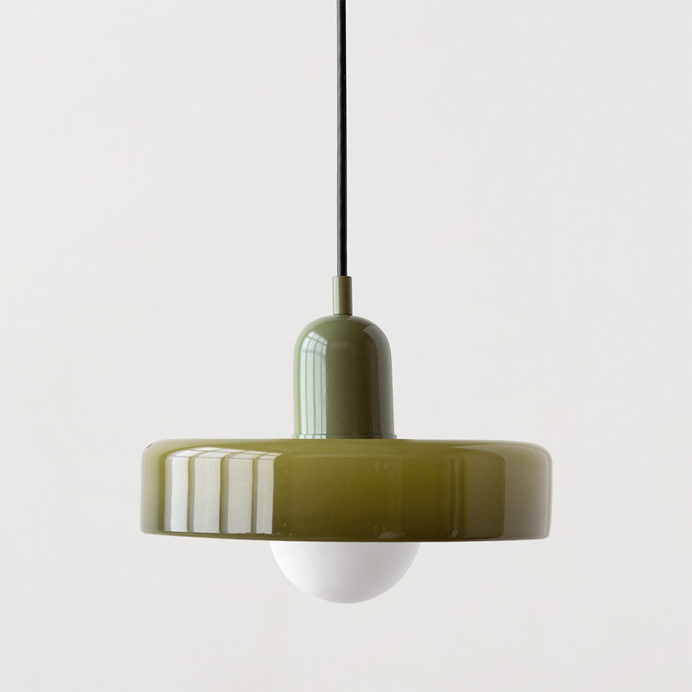 Luccon Lampada a sospensione – Vetro – Colorato – G9 – Design Retro