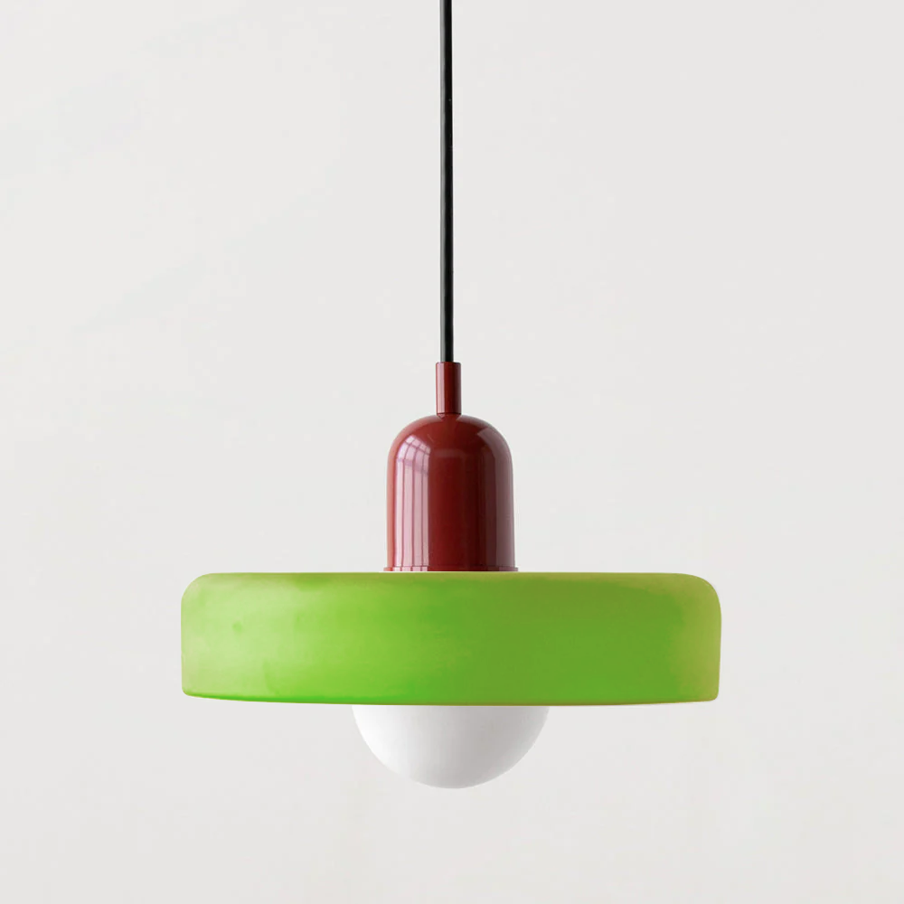 Luccon Lampada a sospensione – Vetro – Colorato – G9 – Design Retro