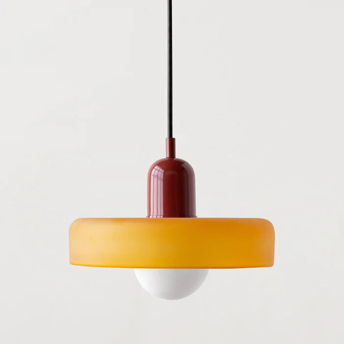 Luccon Lampada a sospensione – Vetro – Colorato – G9 – Design Retro