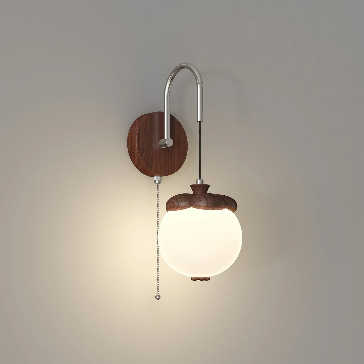 Lampada da Parete Lumisa – Tessuto – Khaki – Design Moderno – Lampada a LED per Interni