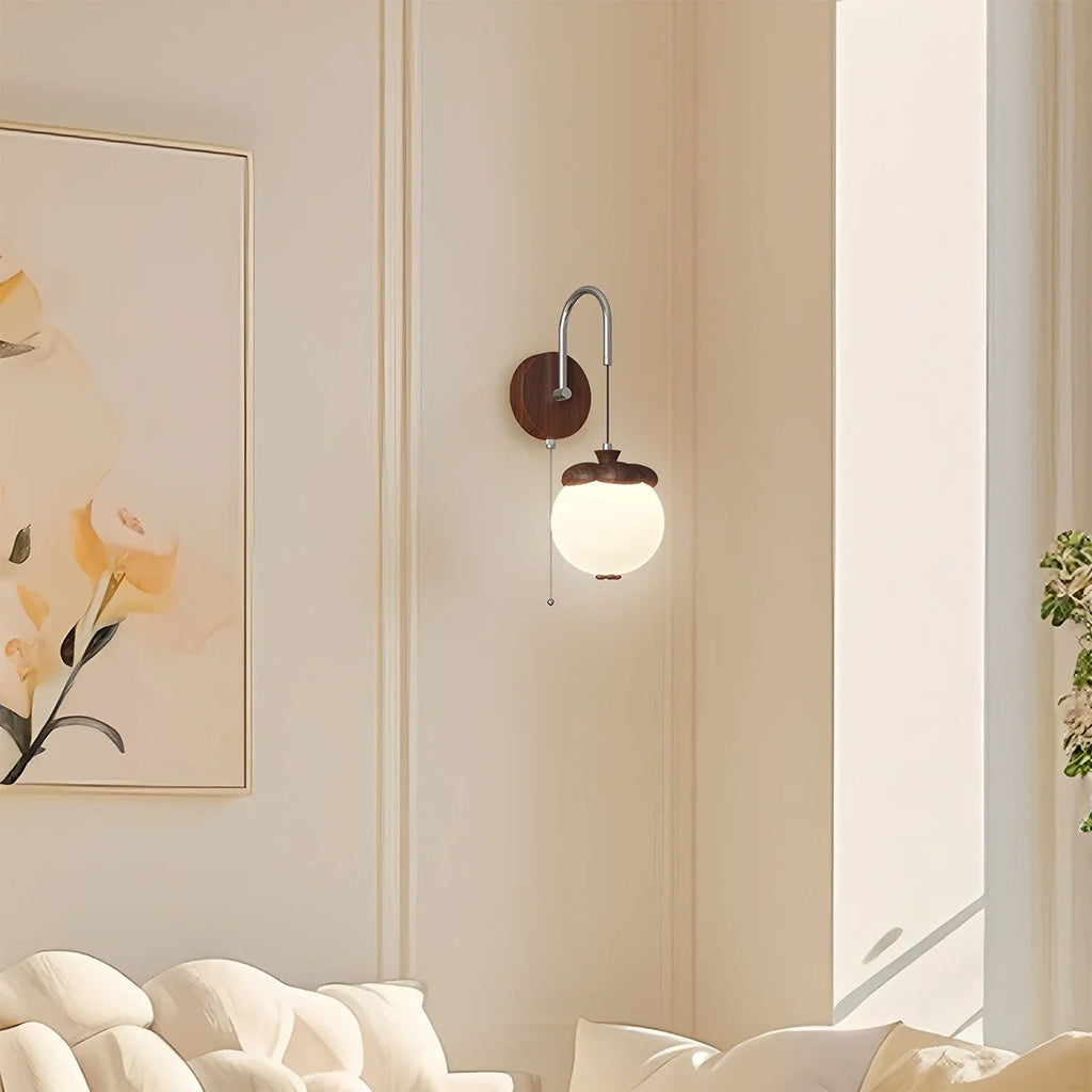 Lampada da Parete Lumisa – Tessuto – Khaki – Design Moderno – Lampada a LED per Interni