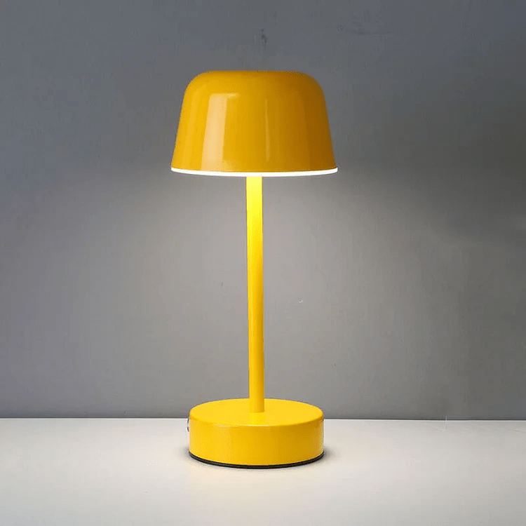 Lampada da tavolo Lusy – Metallo – Bianco – Dimmerabile – Design moderno