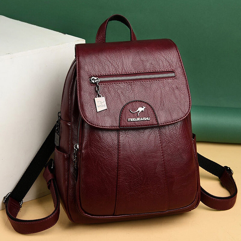 Zaino in Pelle Aurelia Everyday per Donne Aspetto Premium