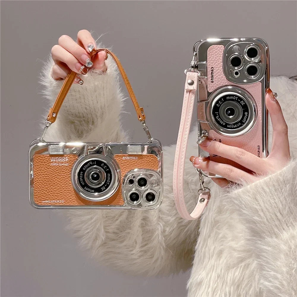 VintageCam Custodia per Telefono | Custodia in Stile Retro Stereo per iPhone